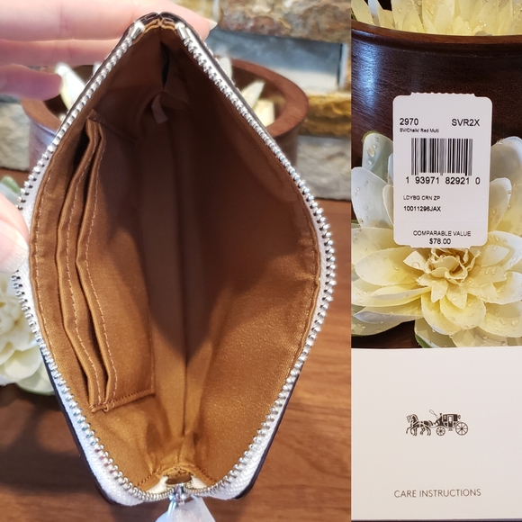 *SALE* NEW Coach Ladybug Wristlet...adorable 🐞 - Picture 2 of 7